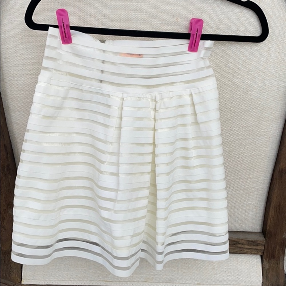 White skirt
